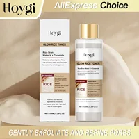 HOYGI Glow Rice Toner Gentle Exfoliating Hydrating Lasting Moisturizing Skin Water-oil Balance Refine Pores Smoothing Skin Care