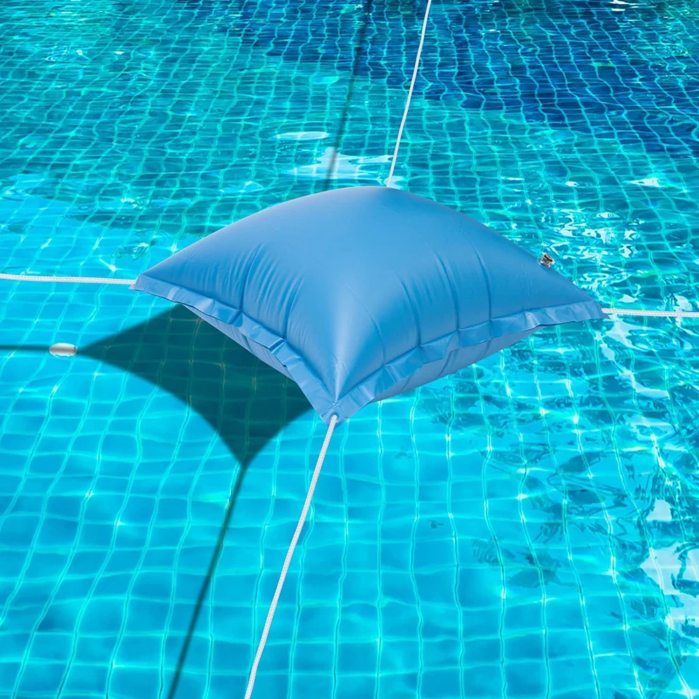 Winter Closing Pool Pillow Ultra Thick Swimming Pool Cushion Cold-Resistant with Rope for Winterizing Support Covers