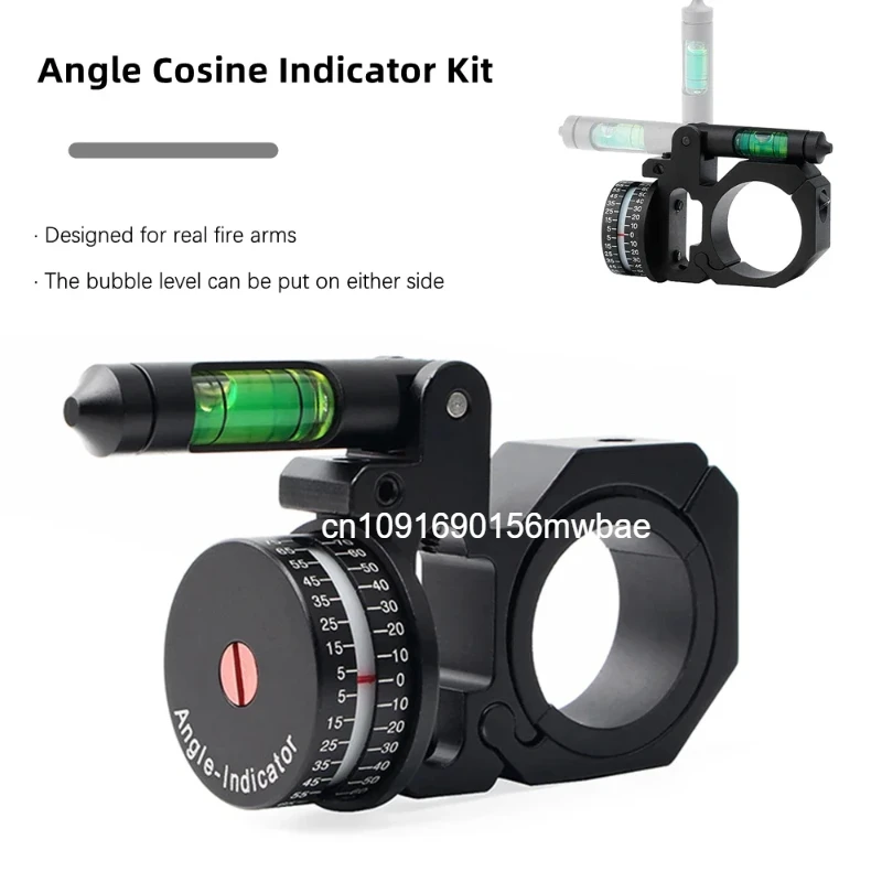 Bubble Level and High Accuracy Angle Cosine Indicator (ADI/ACI) Kit Fit 25.4mm / 30mm Tube Hunting Scope Mounts Ring Accessories rifle scope mount ring rifle scope mount scope bubble level