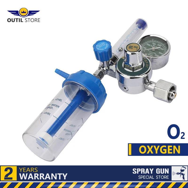 ProfessionalMedicalOxygenMeterPressureReducingValveBuoyType