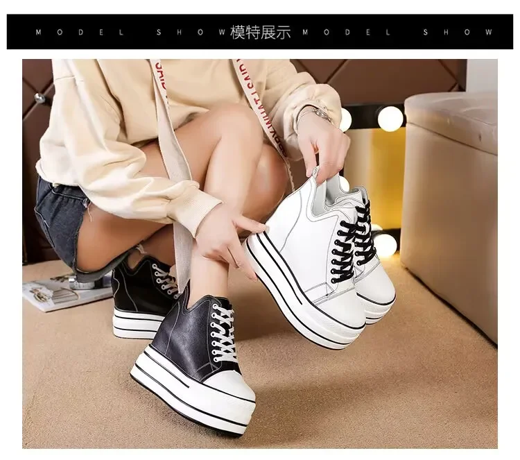 Brand High Top PU Womens Sneakers Fashion Platform Shoes Designer Sneakers Women Vulcanized Shoes Women Luxury zapatillas mujer