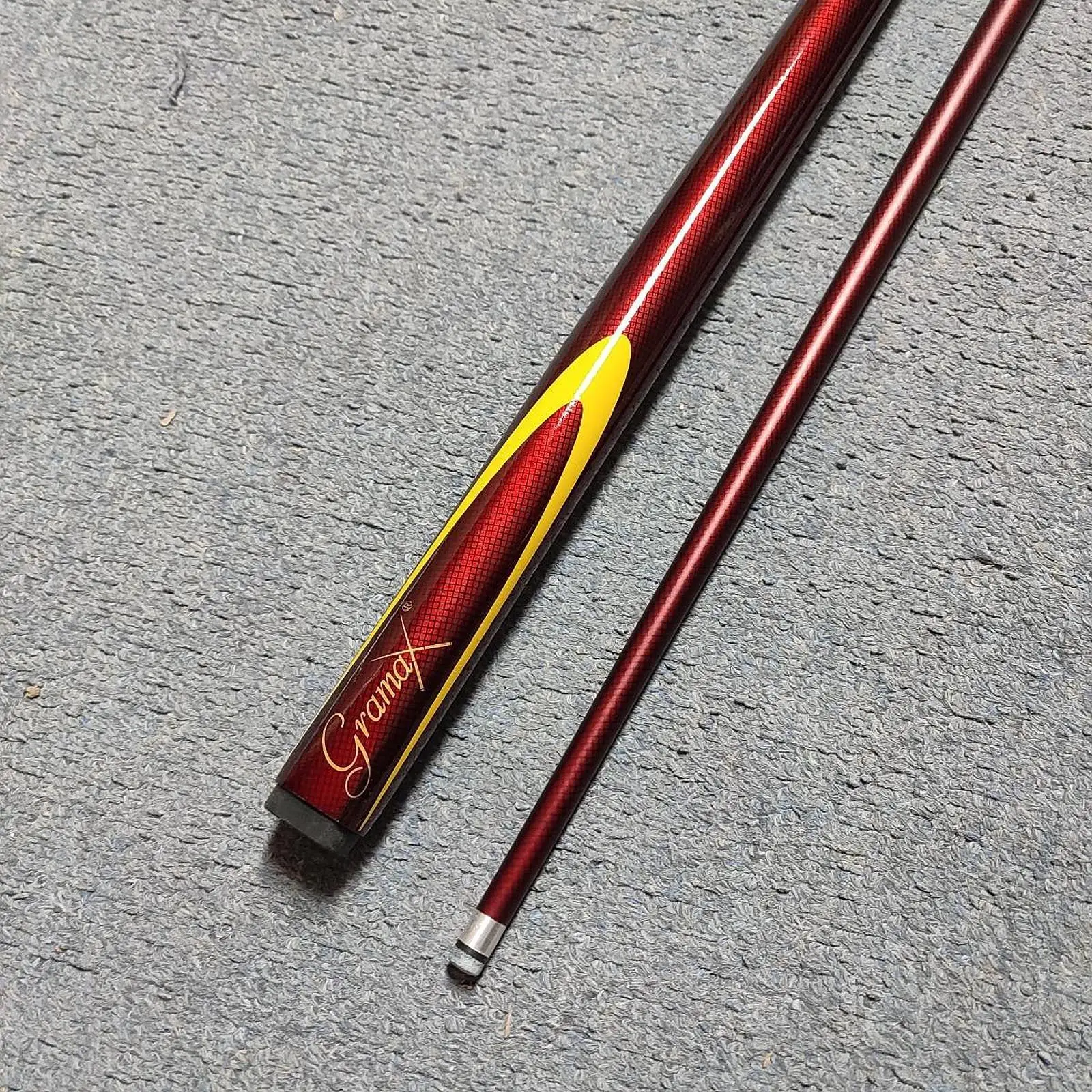 2단식 당구 큐대 카본 파이버 목재 스무스 팁 9.5mm 가정용 포켓볼 테이블 및 당구 용품