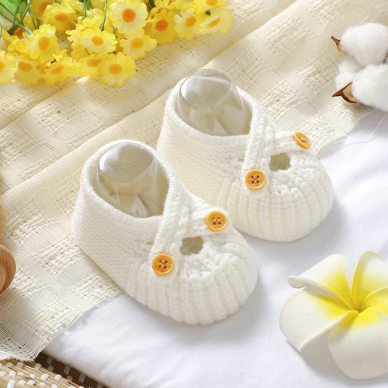 Infant Baby Shoes Knit Newborn Boy Girl Footwear Fashion Breathable 0-18M Toddler Clothes Accessories Super Soft First Bed Boots baby girl shoes