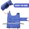 Thickened Calf Vest Warm Fleece Waterproof Ranch Supplies Goat Jacket Winter Horse Care Products Farm Animal Wear Coat 5