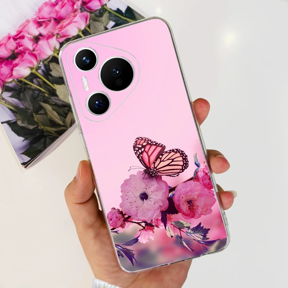 Stylish Painted Clear Silicone Phone Case - Soft and Durable Protective Cover