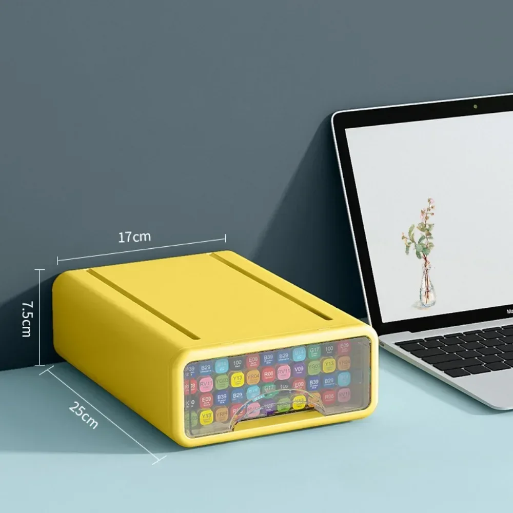Desktop Storage Box Drawer Style Desk Storage Boxes Home Stationery Sundries Transparent Organizer Office Stackable Containers