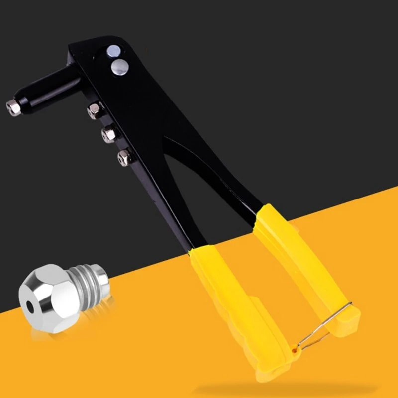 Double Handle Hand Riveter Guns Hand Insert Rivet Nut Tool Manual Home DIY