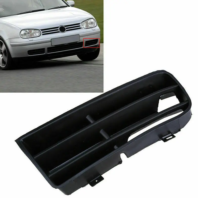 Left Driver Side Front Lower Bumper Air Insert Grille Fit For VW Golf Mk4 1999-2007 2006 2005 2004 2003 Car exterior accessories, car grill mesh