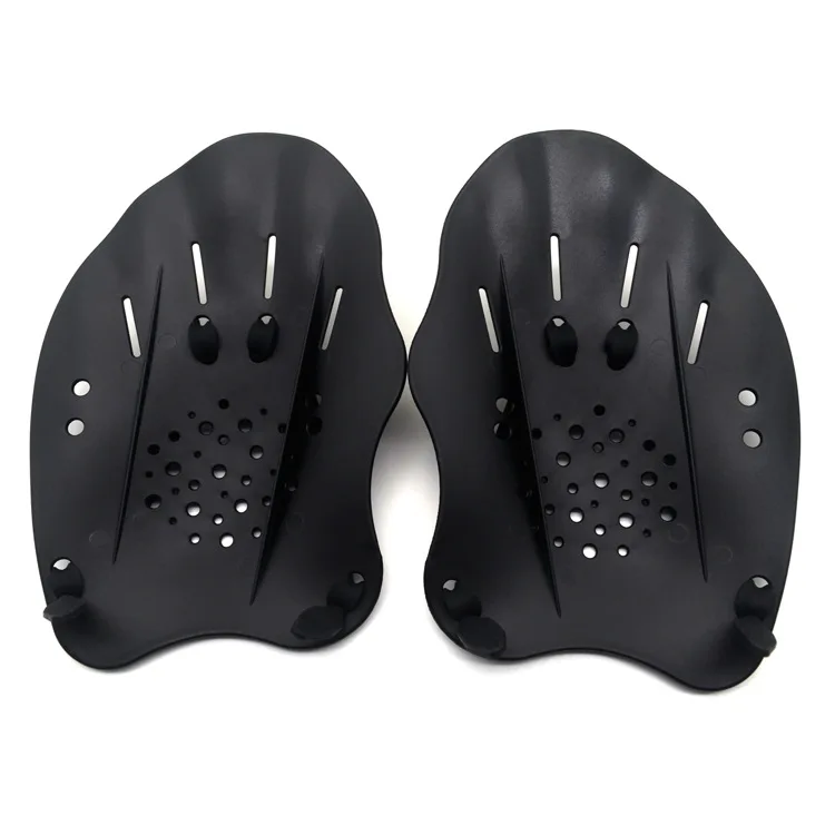 Swim Paddles Hand With Adjustable Strap Girdles Correction Hand Fins Flippers Palm Finger Webbed Gloves Paddle for Women Men