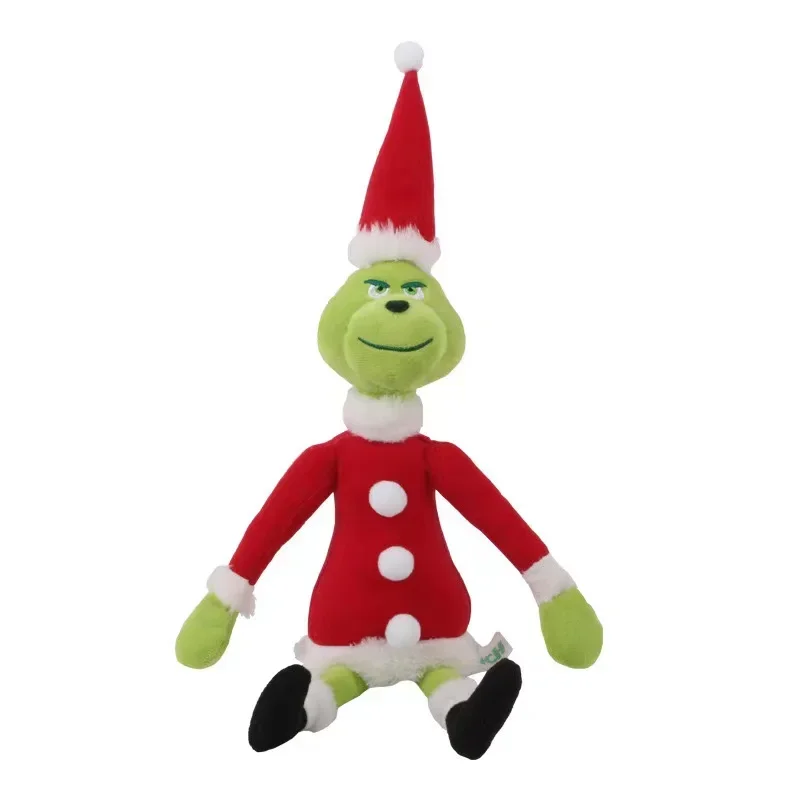 Grinch Plush Toy - Cartoon Style Holiday Decor and Gift