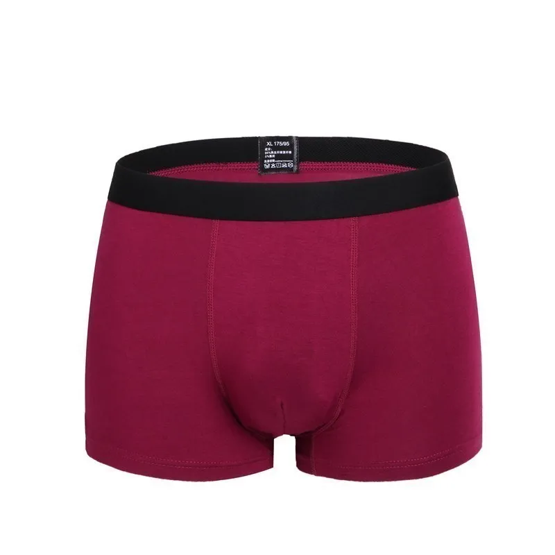 Boxer Men Solid Bamboo Fiber Breathable Comfortable Underwear Man Boxers Super-elastic Shorts Black Underpants Male Panties Gay