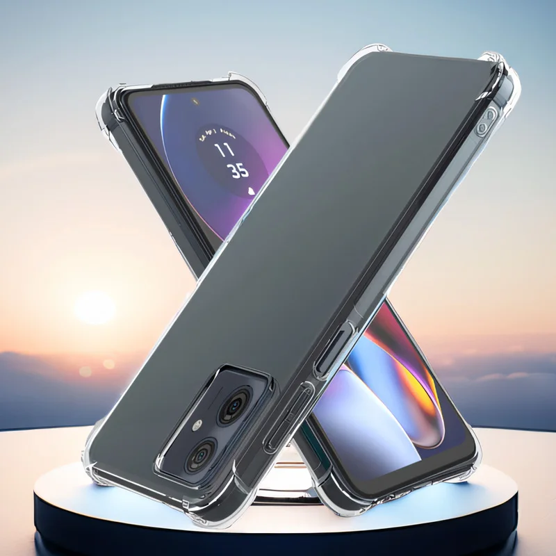 Premium Clear Protective Phone Case - Luxury Crystal Back Cover