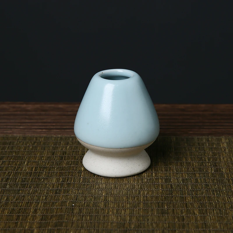 Ceramic Matcha Whisk Holder for Bamboo Chasen Tea Accessories