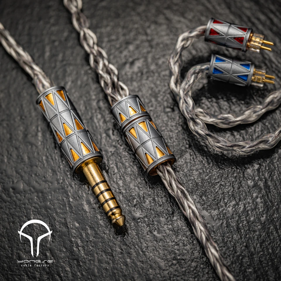 Yongse Bijoux Flagship 26AWG 7N Silver-plated OCC Litz Earphones