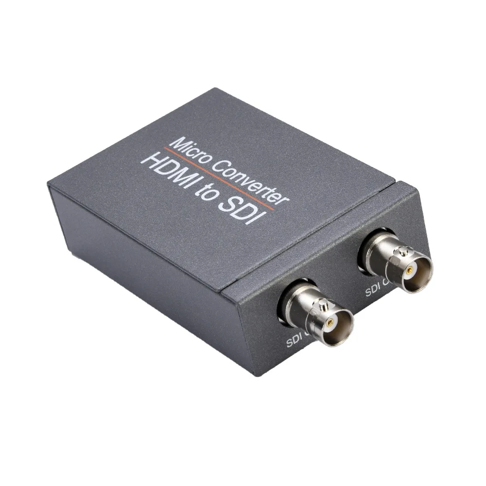 

Video HDMI-Compatible To 3G HD SD SDI Micro Converter Adapter With Audio Auto Format Detection For Camera With DC Cable