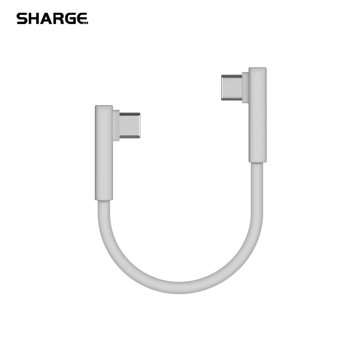 SHARGE L자형(데이터 및 충전) USB C - USB C 케이블, 10Gbp..