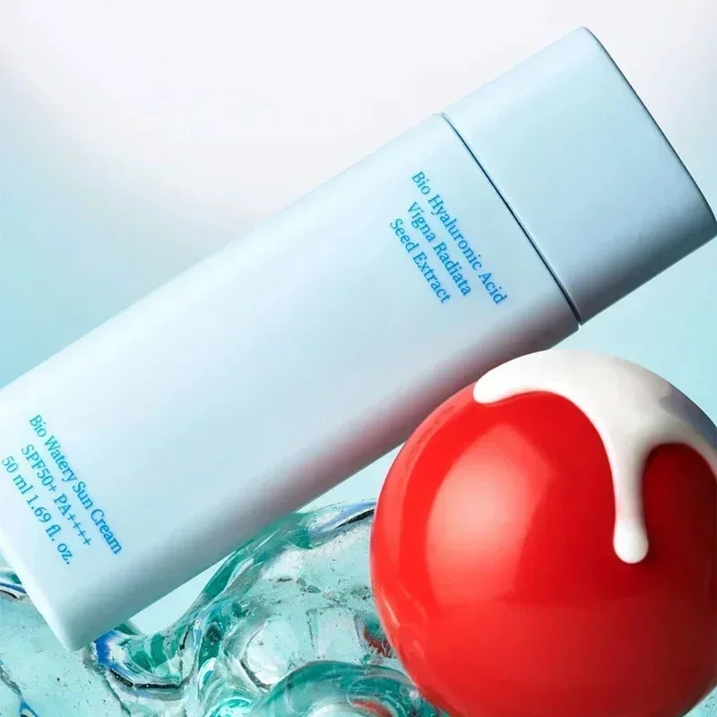 Face Sunscreen Stick Korean Light Blue Matte Soft Silky Skin Cotton Soft Watery Texture UV Protection