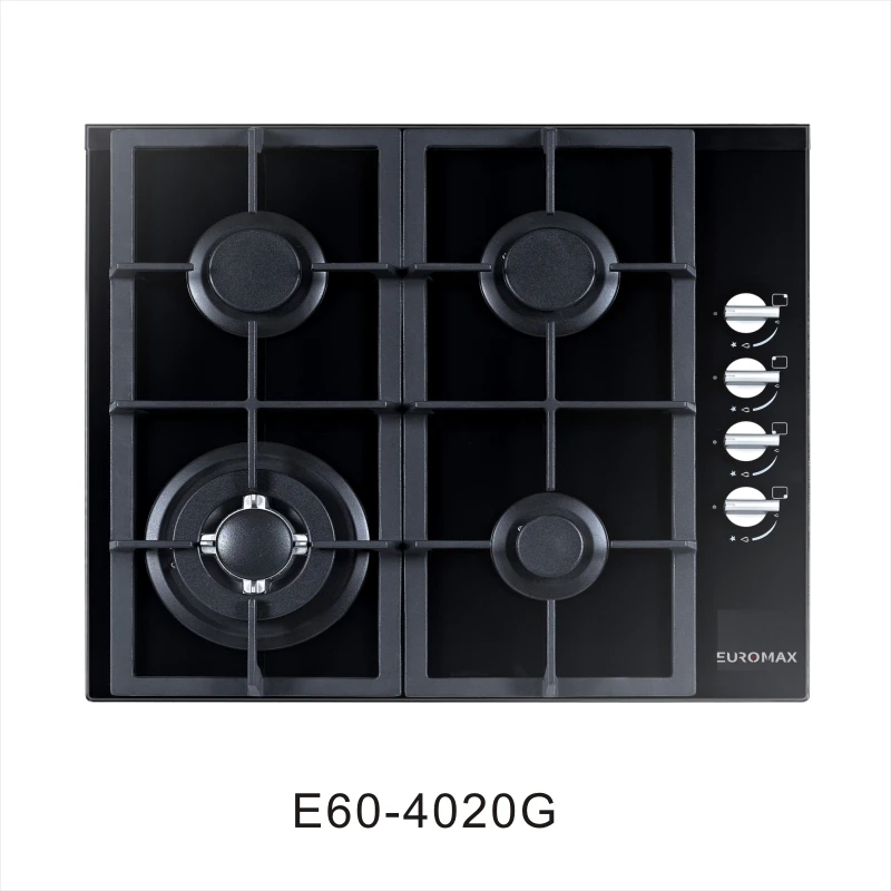 Factory OEM/ODM/CKD/SKD Built-in 4 Burners Cooker Gas Hob/Cooking 60CM Gas Cooktop Glass Stove