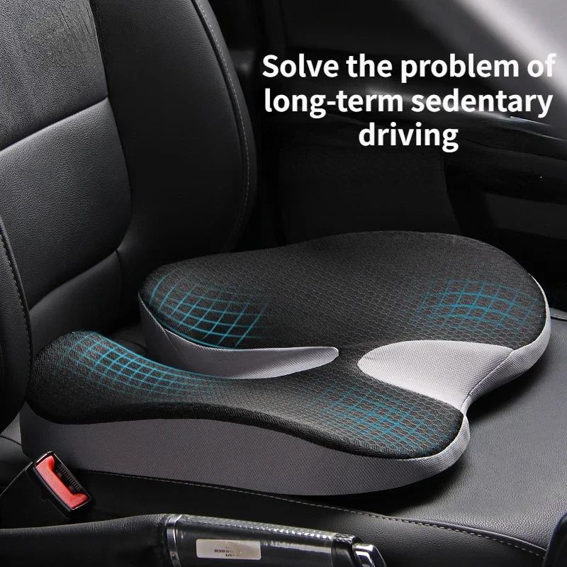 Driver Seat Cushion Lumbar Pad For Car Lower Back Pain Orthopedic