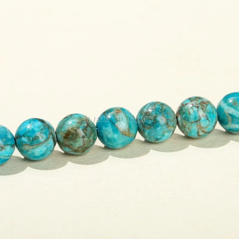 Blue Turquoise Spacer Beads 6