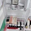 Acrylic 7/8 Layers Lipsticks Rack Transparent Curve Nail Polish Display Shelf Makeup Storage Organizer High-capacity 6