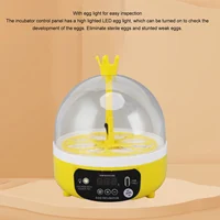 Mini Egg Incubator for Home Automatic Temperature Humidity Control 4 Eggs Candler Poultry Hatching Machine for Chickens Ducks Pi 1
