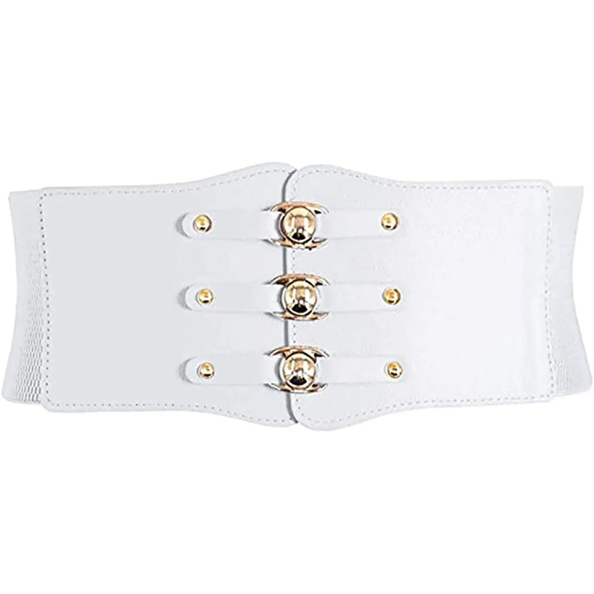 Ceinture Large Vintage Sous La Poitrine - Corset Galbant Réglable - Noir - Pour Femmes - 11