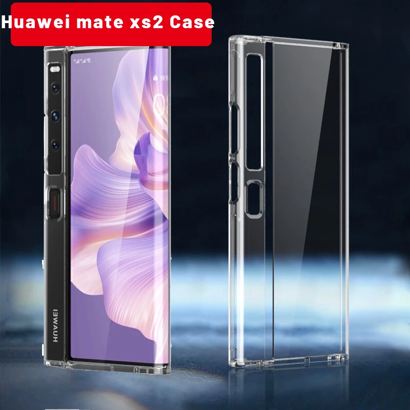 Custodia Trasparente Lucida Per Huawei Mate Xs 2 Cover Posteriore Antiurto Trasparente Per Pc Rigido Per Huawei Mate Xs2