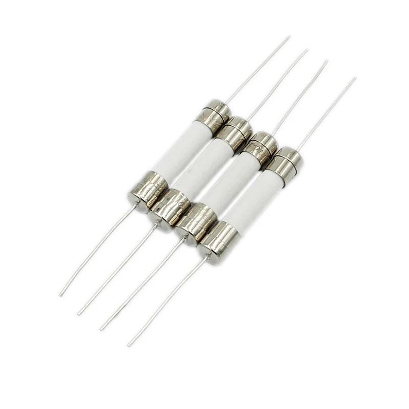 

100PCS 6*30mm Ceramic Fuse Fast Slow Blow Tube Fuse With a Pin 6x30mm 250V 8A 10A 15A 20A 25A 30A