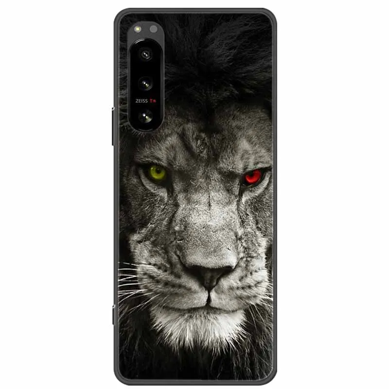 Custodia Morbida In TPU Per Sony Xperia 5 III – Cover Sottile Antiurto Con Texture Antiscivolo – Proteggi Il Tuo Telefono Da Cadute E Graffi (Blu)