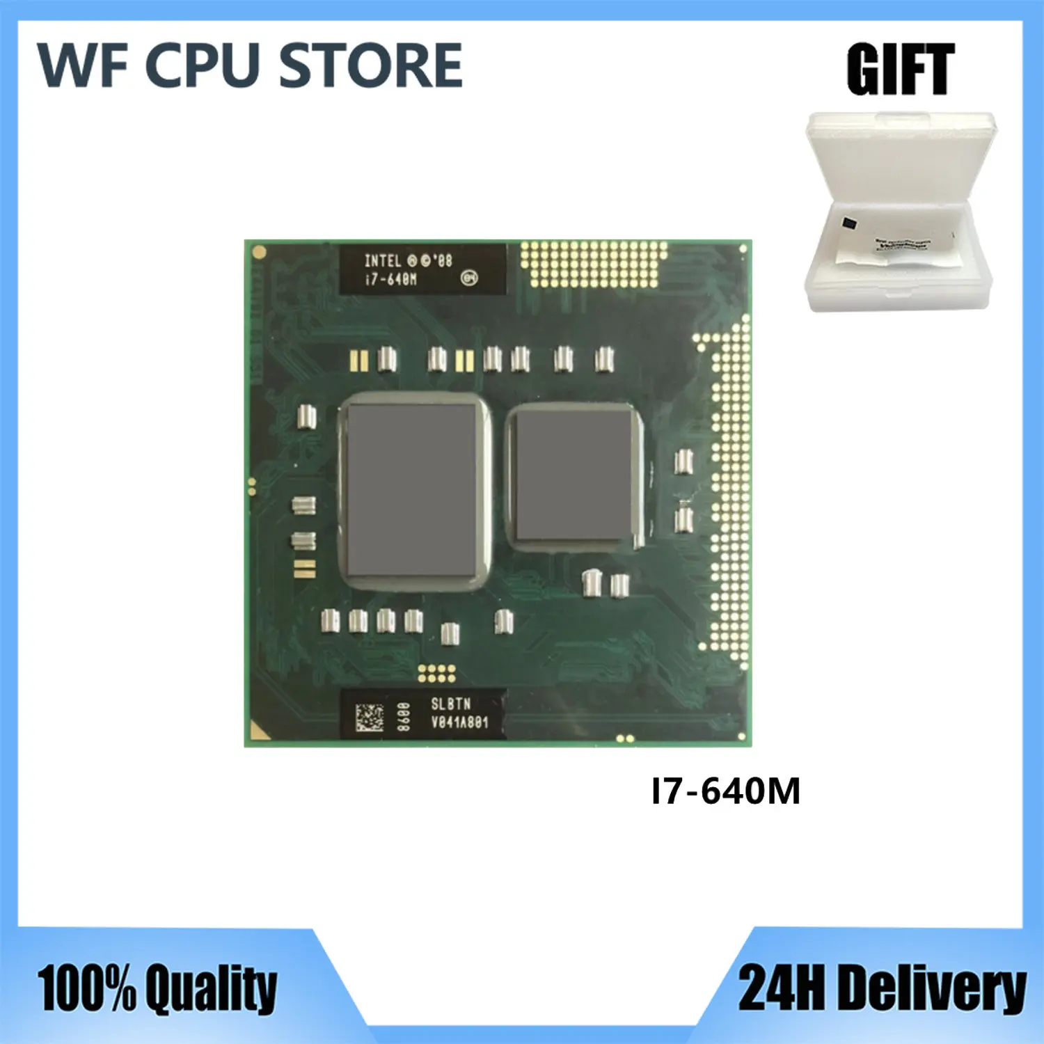 Intel Core i7-640M i7 640M SLBTN 2.8 GHz Dual-Core Quad-Thread CPU ...