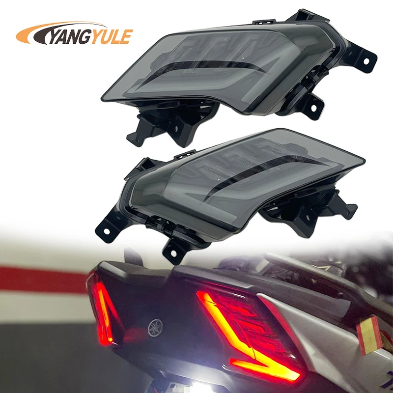 TMAX530 LED Turn Signal Lights Front Rear Tail Brake Light