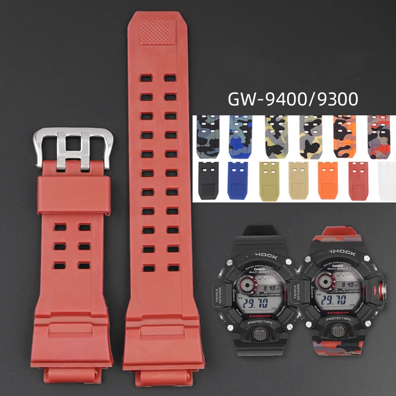Per Casio G-Shock Rangeman Gw-9400 9300 Cinturino In Resina Mimetica Sport Accessori Per Orologi In Silicone Impermeabile Bacelet