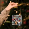 Hanging Gnomes 2D Mechanical Toolbox Flat Acrylic Trim Tools Garage Ornament Polonaise Ornament Set Creative Pendant Key Chain 2