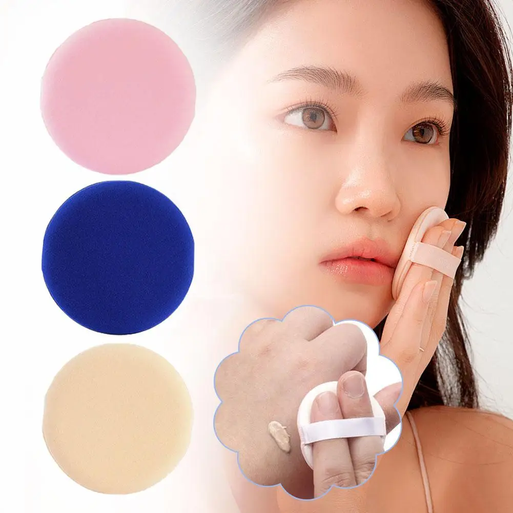 1/3/5 Round Air Cushion Makeup puff Thin Lightweight Foundation Sponge Dry Wet Dual-Use  For BB CC Cream Powder Beauty Tools