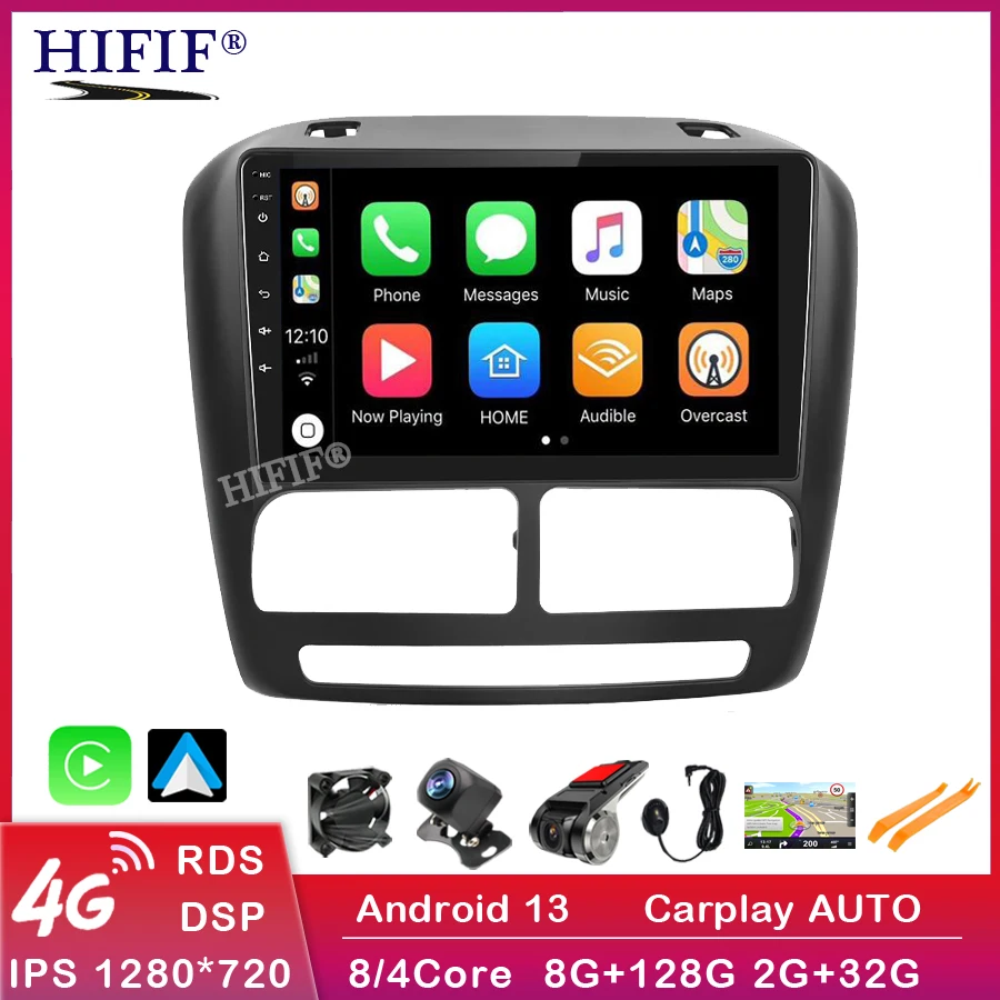 Autoradio Android 2 Din Per Fiat Doblo 2010-2015/Combo 2011-2018 Carplay Lettore Multimediale Stereo Audio Autoradio