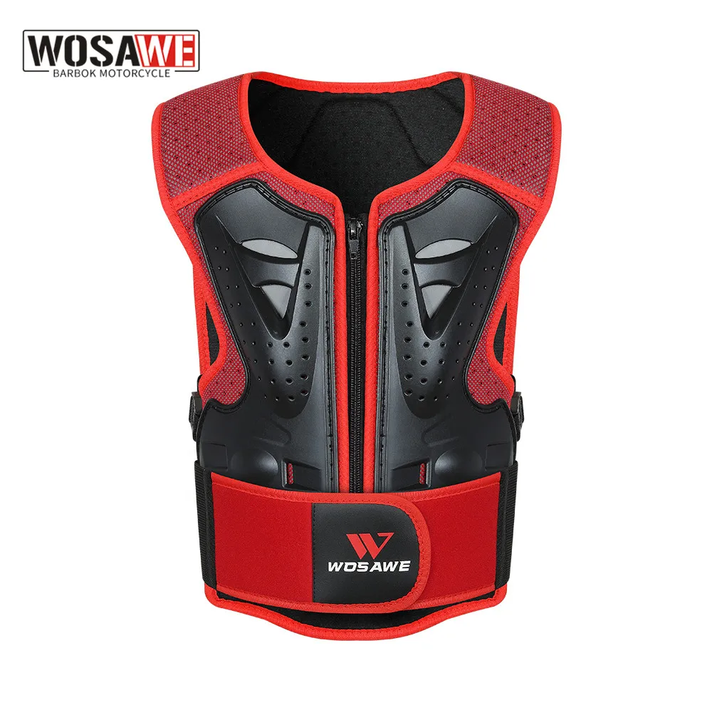Motorcycle armor, motorcycle body armor, body protector, motorcycle armor vest, motorcycle jackets, motorcycle armor pads, motorcycle armor accessories WOSAWE Kids Motorcycle Armor Jacket Snowboard Ski Back Bandage Protective Gear Bike Bicycle MTB Sports Body Protection Vest