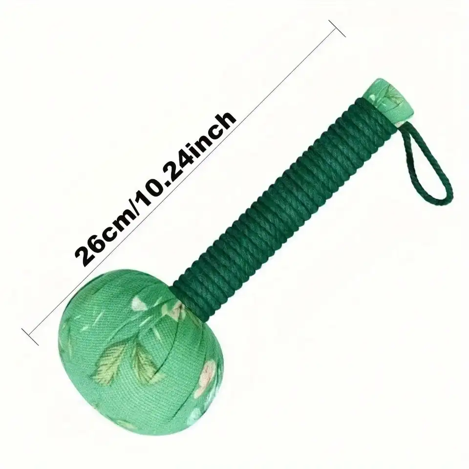 Marteau de massage en absinthe à long manche pour drainage lymphatique - Massage manuel complet du corps et du dos, réduction du stress, nylon_voghion.com