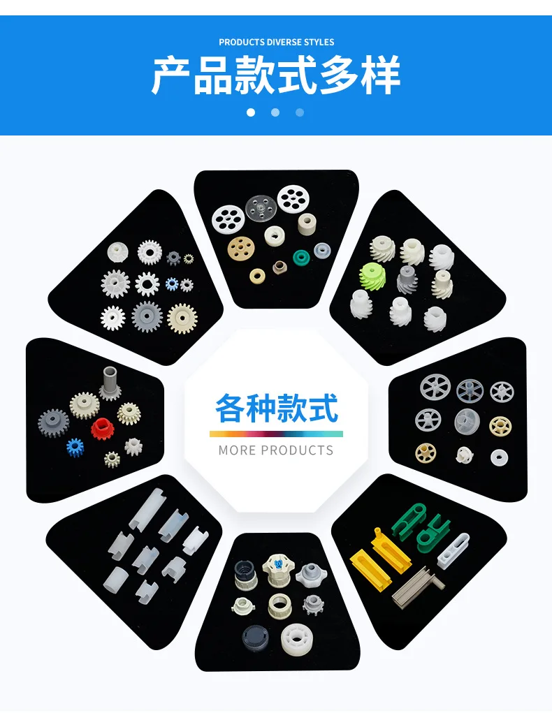 Description Picture 6 of itemPCBEquipment AccessoriesPPSpur GearPVCStraight Gear Horizontal Line Transmission Straight Gear