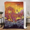 Hairy Blankets & Throw Blanket Bed RICKS Fluffy Plaid Nap Blanket for Sofas Home and Decoration Luxury Blankets King Size Cobija 1