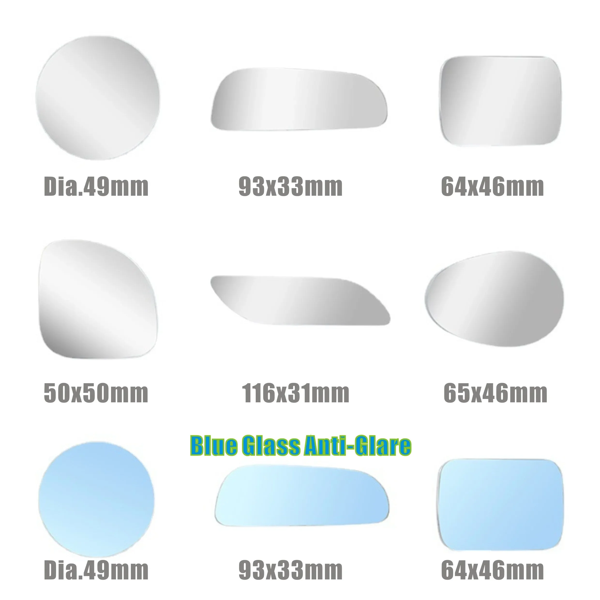 Blind spot mirror 1 Pair Blind Spot Mirror for Car Rear View Mirror Frameless Shatter Proof 2 Way Fixed Or 360 Degree Rotation