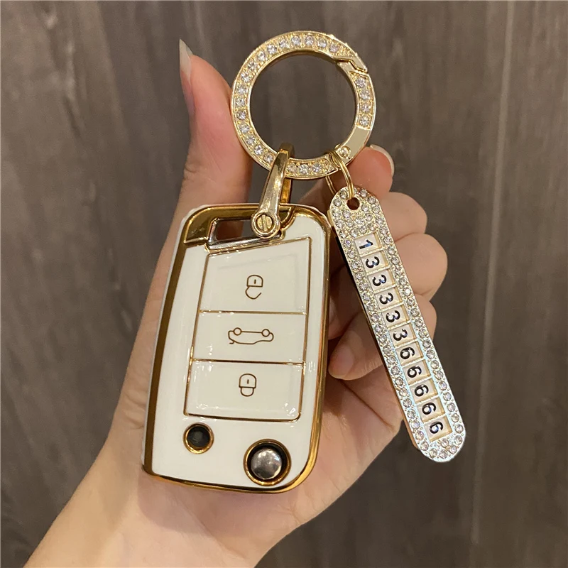 Cover Chiave/telecomando per Volkswagen VW Passat B5 B6 B7 Golf 4 5 6 Bora Polo Tiguan Jetta MK6 Lavida per Skoda Octavia 11 Cover Chiave/telecomando per Volkswagen VW Passat B5 B6 B7 Golf 4 5 6 Bora Polo Tiguan Jetta MK6 Lavida per Skoda Octavia - S6c30a4e0858941768262b3cc2cf2c8c0L