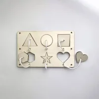 Activity Busy Board Material Diy Accessories Montessori Teaching Aids Busyboards Baby Early Education Learning Skill Toy Parts 5