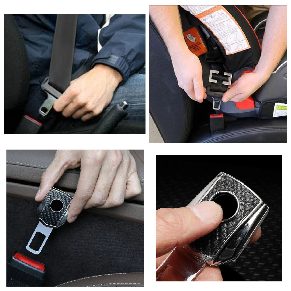 

Fits for Tesla Model 3 Y X S ModelY ModelX ModelS 2012-2023 Car Accessories Seat Belt Clip Extender Seatbelt Buckle Plug Socket