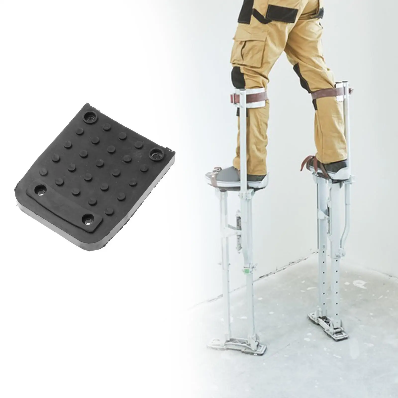 Drywall Stilt Replacement Parts for Stilts Screw Plastering Home Improvement Wiring Heel Bracket Decoration Leg Band Strap drywall stilt parts