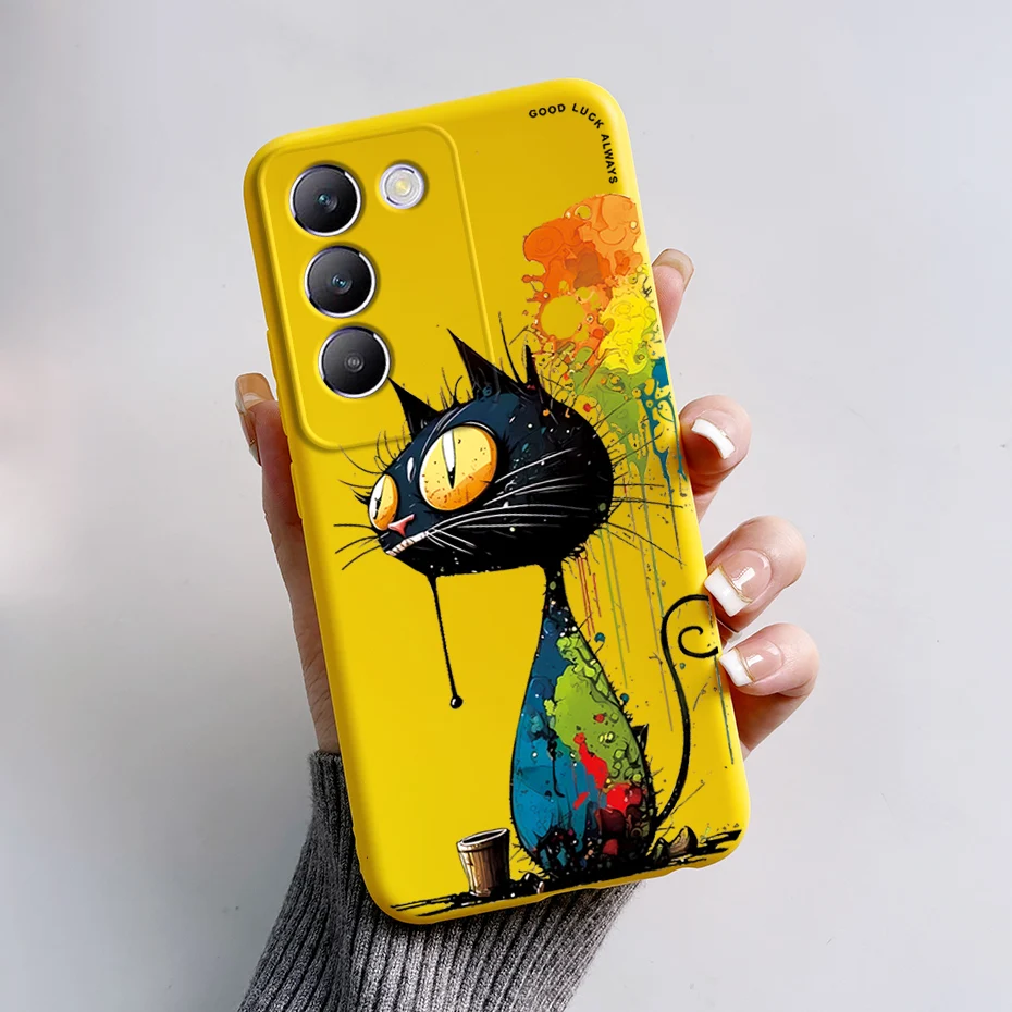 Stylish Painted Soft Silicone Phone Case Cover - Enhanced Protection Bumper