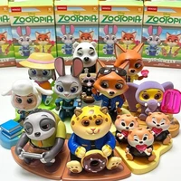 Genuine Disney Zootopia Obediently Sitting Series Blind Box Anime Figurine Trendy Toy Mystery Box Birthday Kid Customized Gift