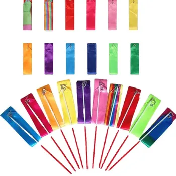 2/4/6M Nastri per ginnastica artistica colorata Nastri per fitness indoor Attrezzature sportive Danza Balletto Ginnastica ritmica Forniture