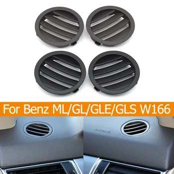 Auto anteriore Dash condizionatore d'aria uscita AC Vent griglia pannello di copertura rotondo per Mercedes Benz M ML GL GLE GLS W166 W292 2012-2019