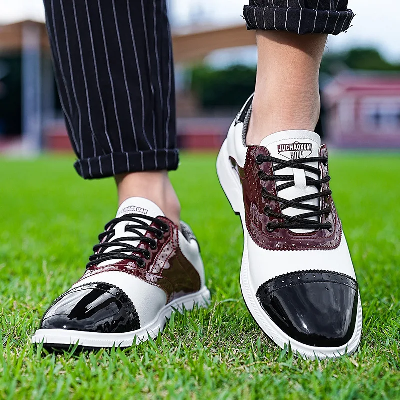 New Men's Golf Shoes Grass Anti slip Golf Training Shoes Classic Fashion Lefu Shoes Outdoor Sports Hiking and Walking Shoes 3